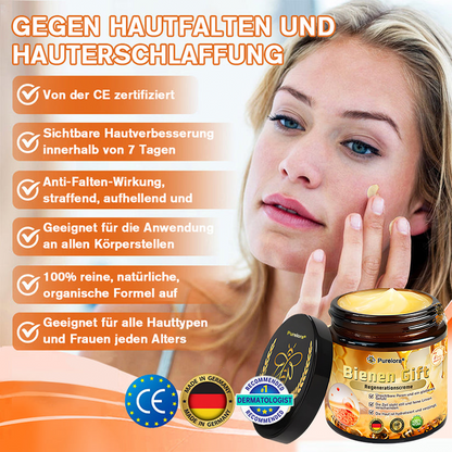 "Hergestellt in Deutschland, Versand aus Deutschland|✅ Offizieller Store✨Purelora® Bienengift Regenerationscreme 🔥 LETZTER TAG 80% RABATT💎"