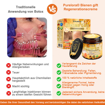 "Hergestellt in Deutschland, Versand aus Deutschland|✅ Offizieller Store✨Purelora® Bienengift Regenerationscreme 🔥 LETZTER TAG 80% RABATT💎"