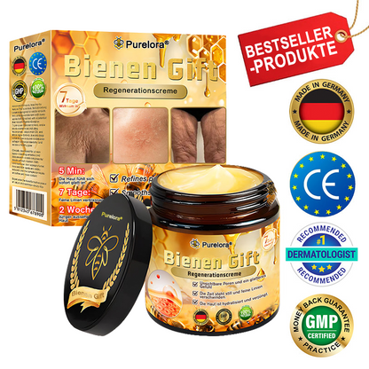 "Hergestellt in Deutschland, Versand aus Deutschland|✅ Offizieller Store✨Purelora® Bienengift Regenerationscreme 🔥 LETZTER TAG 80% RABATT💎"