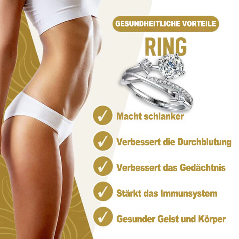 👩‍⚕️🔥 LETZTER TAG -80% :👩‍⚕️ Lymph-Magnetologie-Diamantring CZTICLE®