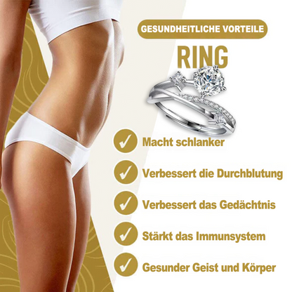 👩‍⚕️🔥 LETZTER TAG -80% :👩‍⚕️ Lymph-Magnetologie-Diamantring CZTICLE®