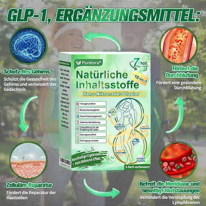 💖𝑶𝒏𝒍𝒊𝒏𝒆-𝑨𝒑𝒐𝒕𝒉𝒆𝒌𝒆💖 | 🌱 Purelora® 10-in-1 Natürliches Inhaltsstoffe Nano-Mikronadel-Pflaster ✅ Unterstützt Gewichtsmanagement, Herz-Kreislauf-Gesundheit, Blutzuckerbalance, Schlaf, Darm- & Gelenkfunktion – strafft die Haut und steigert die Energie.