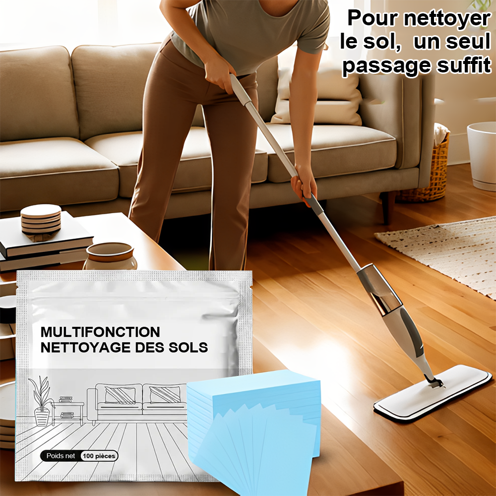 🧼Dernier Jour -80 %✨ Nettoyant Antibactérien Multi-Surfaces pour Parquet, Carrelage et Sol Stratifié