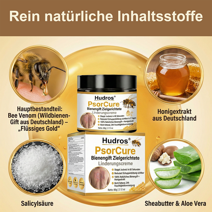 𝙅𝙖𝙣𝙪𝙖𝙧-𝙆𝙪𝙧 | Hudros® PsorCure Bienengift Zielgerichtete Linderungscreme✨