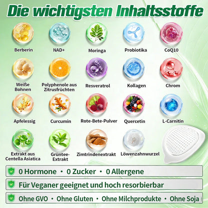 【𝐎𝐟𝐟𝐢𝐳𝐢𝐞𝐥𝐥𝐞𝐫 𝐒𝐡𝐨𝐩👩‍⚕️】𝐏𝐮𝐫𝐞𝐥𝐨𝐫𝐚® 𝐀𝐂𝐕 × 𝐄𝐆𝐂𝐆 𝟏𝟎-𝐢𝐧-𝟏 𝐅𝐨𝐫𝐭𝐬𝐜𝐡𝐫𝐢𝐭𝐭𝐥𝐢𝐜𝐡𝐞𝐬 𝐍𝐚𝐧𝐨-𝐌𝐢𝐤𝐫𝐨𝐧𝐚𝐝𝐞𝐥-𝐏𝐟𝐚𝐬𝐭𝐞𝐫 (𝐍𝐮𝐫 𝐞𝐢𝐧𝐦𝐚𝐥 𝐭ä𝐠𝐥𝐢𝐜𝐡, 𝐬𝐢𝐜𝐡𝐭𝐛𝐚𝐫𝐞 𝐕𝐞𝐫ä𝐧𝐝𝐞𝐫𝐮𝐧𝐠𝐞𝐧 𝐢𝐧 𝟕 𝐓𝐚𝐠𝐞𝐧)✅ 𝐅ü𝐫 𝐅𝐞𝐭𝐭𝐥𝐞𝐢𝐛𝐢𝐠𝐤𝐞𝐢𝐭, 𝐇𝐚𝐮𝐭𝐬𝐭𝐫𝐚𝐟𝐟𝐮𝐧𝐠, 𝐃𝐢𝐚𝐛𝐞𝐭𝐞𝐬, 𝐒𝐜𝐡𝐥𝐚𝐟𝐚𝐩𝐧𝐨𝐞, 𝐆𝐞𝐥𝐞𝐧𝐤𝐩𝐫𝐨𝐛𝐥𝐞𝐦𝐞 𝐮𝐧𝐝 𝐦𝐞𝐡𝐫