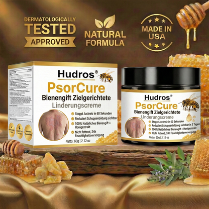 𝙅𝙖𝙣𝙪𝙖𝙧-𝙆𝙪𝙧 | Hudros® PsorCure Bienengift Zielgerichtete Linderungscreme✨