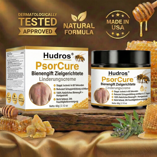 𝙅𝙖𝙣𝙪𝙖𝙧-𝙆𝙪𝙧 | Hudros® PsorCure Bienengift Zielgerichtete Linderungscreme✨
