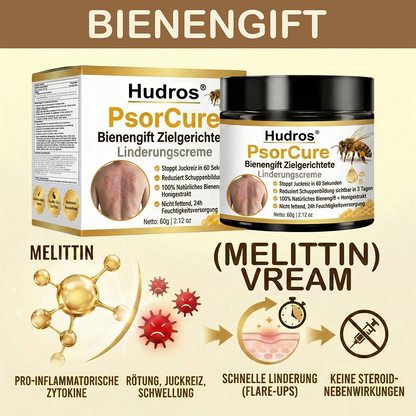 𝙅𝙖𝙣𝙪𝙖𝙧-𝙆𝙪𝙧 | Hudros® PsorCure Bienengift Zielgerichtete Linderungscreme✨