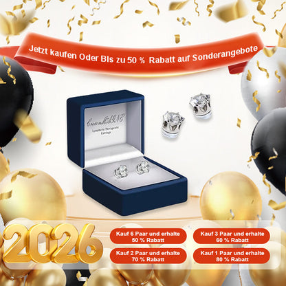 🔥Letzte Chance: Sichere dir 80 % Rabatt!💎CZTICLE® Lymphvity MagneTherapy Germanium-Ohrringe