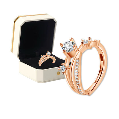 👩‍⚕️🔥 LETZTER TAG -80% :👩‍⚕️ Lymph-Magnetologie-Diamantring CZTICLE®