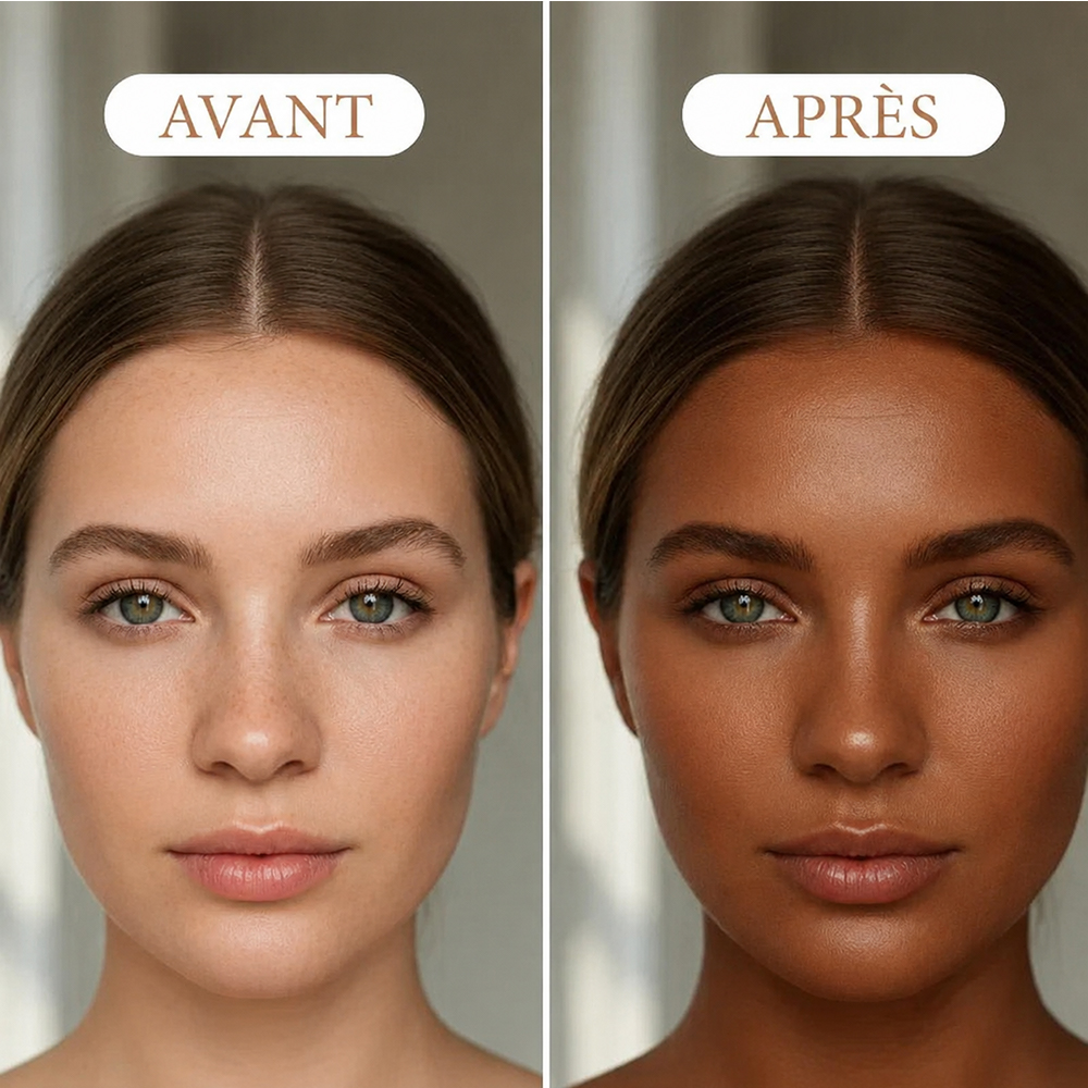 Patch autobronzant transdermique 2026 - Appliquez-le avant de vous coucher. Réveillez-vous prêt pour les vacances