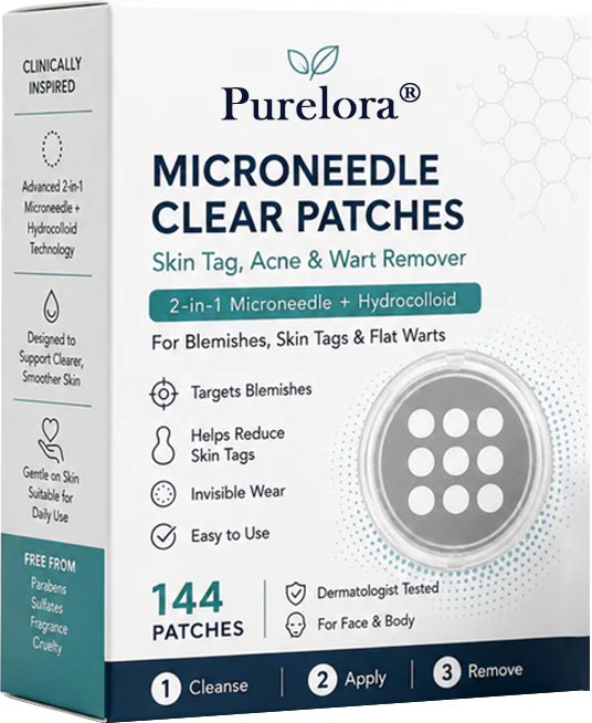 2-in-1 Microneedle & Hydrocolloid Patch