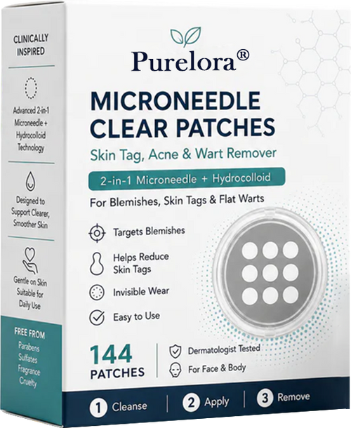 2-in-1 Microneedle & Hydrocolloid Patch