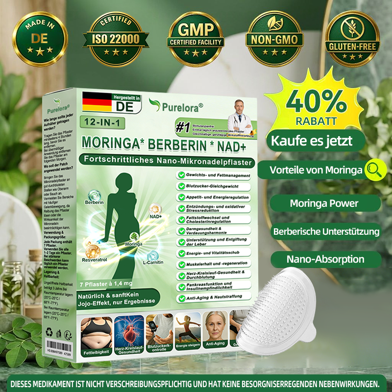 𝐎𝐟𝐟𝐢𝐳𝐢𝐞𝐥𝐥𝐞𝐫 𝐒𝐡𝐨𝐩👩‍⚕️ |Purelora® 𝙈𝙤𝙧𝙞𝙣𝗴𝗮 · 𝗕𝗲𝗿𝗯𝗲𝗿𝒊𝒏 × 𝑵𝘼𝘿+ 12-𝙞𝙣-𝟏 𝐅𝐨𝐫𝐭𝐬𝐜𝐡𝐫𝐢𝐭𝐭𝐥𝐢𝐜𝐡𝐞𝐬 𝐍𝐚𝐧𝐨-𝐌𝐢𝐤𝐫𝐨𝐧𝐚𝐝𝐞𝐥-𝐏𝐟𝐚𝐬𝐭𝐞𝐫(𝐍𝐮𝐫 𝐞𝐢𝐧𝐦𝐚𝐥 𝐭ä𝐠𝐥𝐢𝐜𝐡, 𝐬𝐢𝐜𝐡𝐭𝐛𝐚𝐫𝐞 𝐕𝐞𝐫ä𝐧𝐝𝐞𝐫𝐮𝐧𝐠𝐞𝐧 𝐢𝐧 𝟕 𝐓𝐚𝐠𝐞𝐧)🎖️ 𝐅ü𝐫 𝐅𝐞𝐭𝐭𝐥𝐞𝐢𝐛𝐢𝐠𝐤𝐞𝐢𝐭, 𝐇𝐚𝐮𝐭𝐬𝐭𝐫𝐚𝐟𝐟𝐮𝐧𝐠, 𝐃𝐢𝐚𝐛𝐞𝐭𝐞𝐬, 𝐒𝐜𝐡𝐥𝐚𝐟𝐚𝐩𝐧𝐨𝐞, 𝐆𝐞𝐥𝐞𝐧𝐤𝐩𝐫𝐨𝐛𝐥𝐞𝐦𝐞 𝐮𝐧𝐝 𝐦𝐞𝐡𝐫🎖️