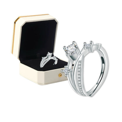 👩‍⚕️🔥 LETZTER TAG -80% :👩‍⚕️ Lymph-Magnetologie-Diamantring CZTICLE®