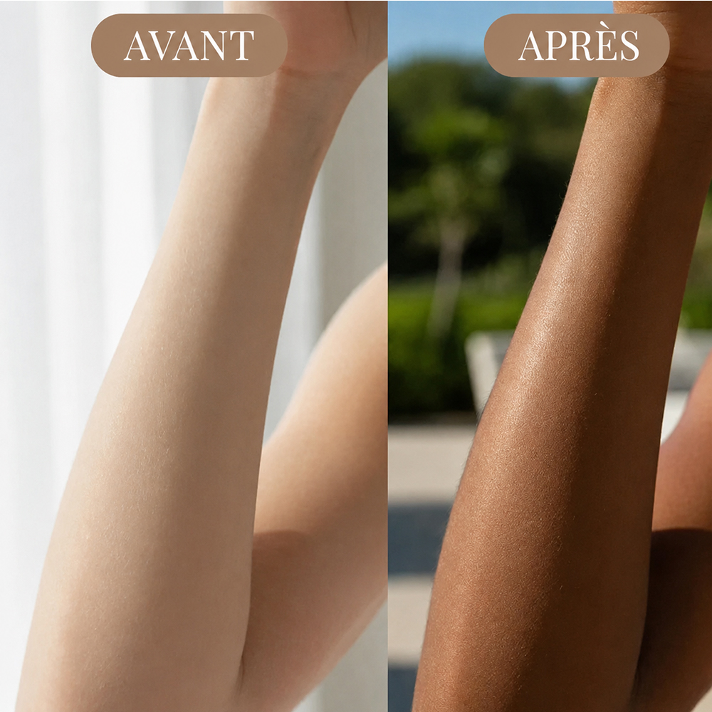 Patch autobronzant transdermique 2026 - Appliquez-le avant de vous coucher. Réveillez-vous prêt pour les vacances
