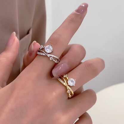 👩‍⚕️🔥 LETZTER TAG -80% :👩‍⚕️ Lymph-Magnetologie-Diamantring CZTICLE®